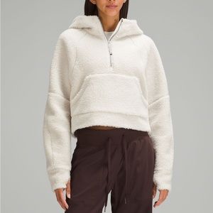 lululemon half zip fleece sherpa scuba